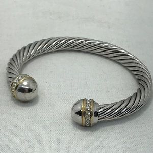 New 2 tone cable bracelet